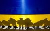 тени на флаге Украины