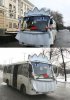 Новогодний автобус в Запорожье. Фото: Вкурсе