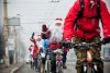 Дед Морозы на велосипеде (Запорожье)
