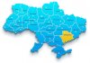 карта Украины, где Зап обл отмечена цветом
