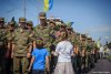 День Независимости в Запорожье: военные и дети