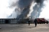 Пожар на складах в Запорожье