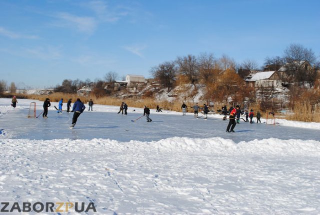 Каток на "Песках" в Запорожье