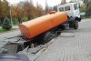 фонтан разбит грузовиков "Зеленстрой" в Запорожье