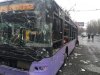 расстрелянный троллейбус в Донецке