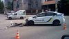 Полицейский Приус попал в ДТП в Запорожье