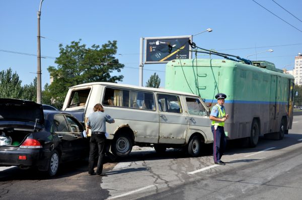 дтп на дамбе в Запорожье