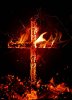 Крест горит