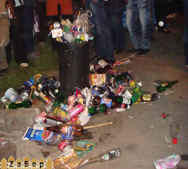 мусор на День города