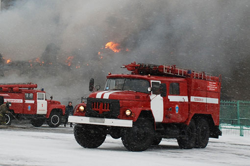 Пожар зимой