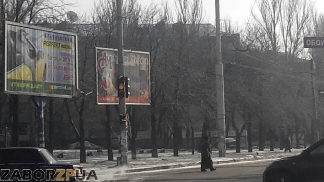 Светофоры не работают на ул. Победы в Запорожье Светофоры не работают на ул. Победы в Запорожье