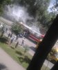Трамвай горит на Кичкасе