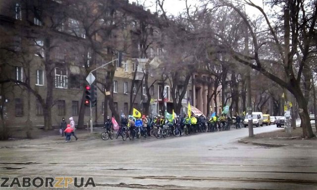 Велопробег "Критична маса" в Запорожье