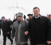 Панченко и Янукович на Хортице и с гетманской булавой